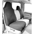 thumbnail image 2 of CalTrend Front Highback Buckets Faux Leather Seat Covers for 1980-1995 Jeep CJ7|Wrangler - JP127-08LX Light Grey Insert and Trim, 2 of 3