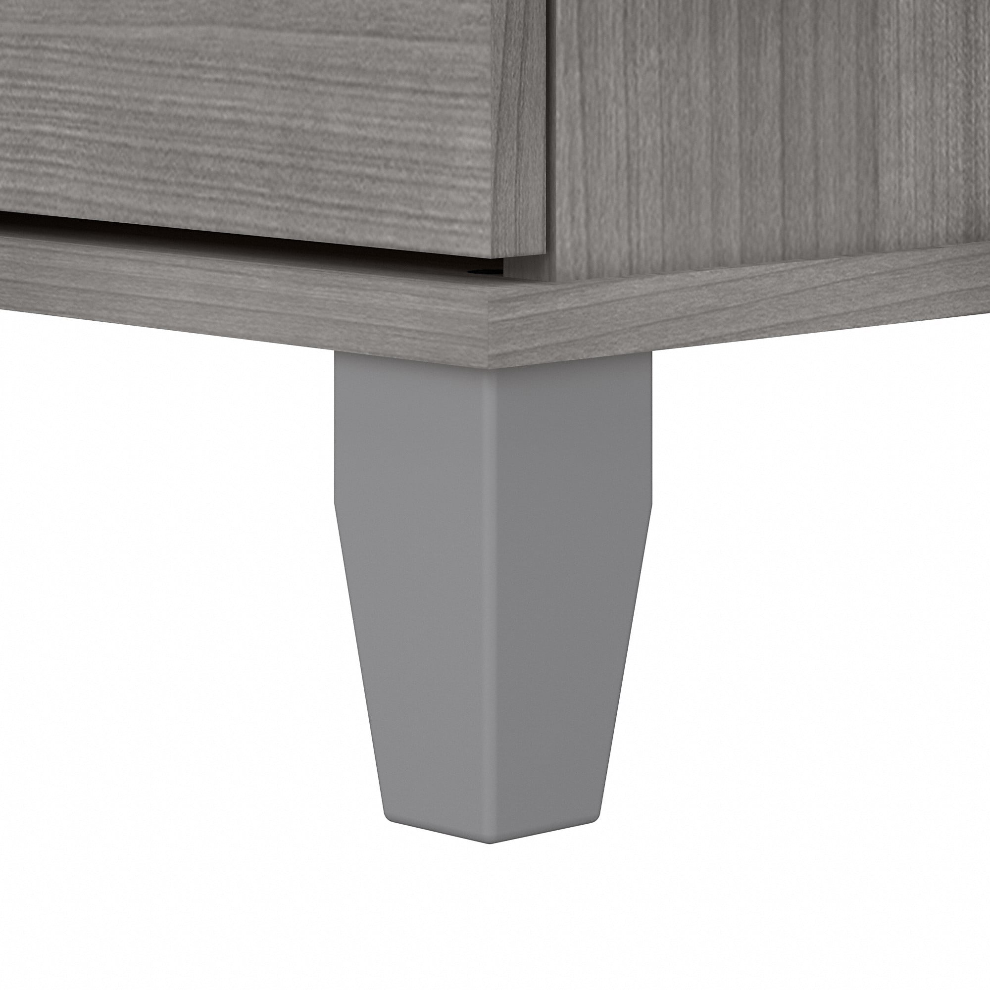 Bush Furniture Somerset Lateral File Cabinet, 2 Drawer, Platinum Gray