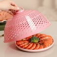 thumbnail image 1 of pstuiky Hollow Vegetable Cover Plastic Bowl Covers Plastic Cover For Dining Table Plastic Food Plastic Food Umbrella Food Plates Net Food Wrapping Cover Steak Protector Sale, 1 of 6