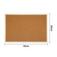 thumbnail image 3 of YAOMOBB Practical Wood Frame Cork Board Multipurpose Cork Bulletin Board Frame Set Notes Messages Pictures Memos Organizer, 3 of 5