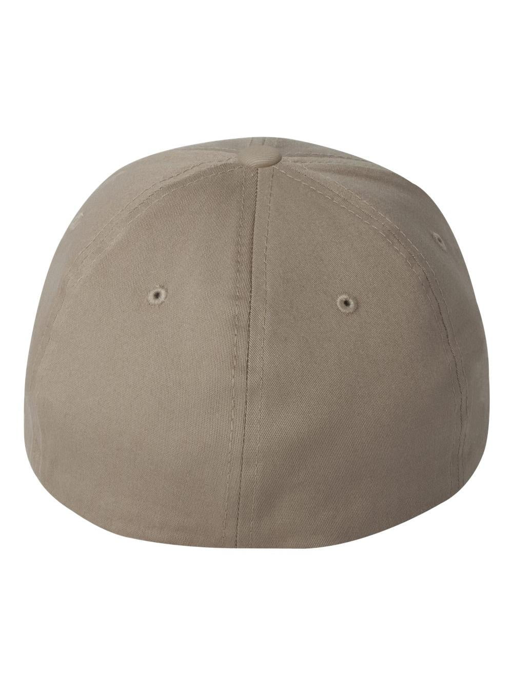 Flexfit Premium Cotton Twill Fitted Hat - Khaki Adjustable Cap Lightweight 6-Panel For Everyday Wear - View #10
