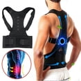 thumbnail image 2 of Adjustable Magnetic Posture Back Support Corrector Band Belt Brace Shoulder Lumbar Strap Pain Relief, 2 of 8