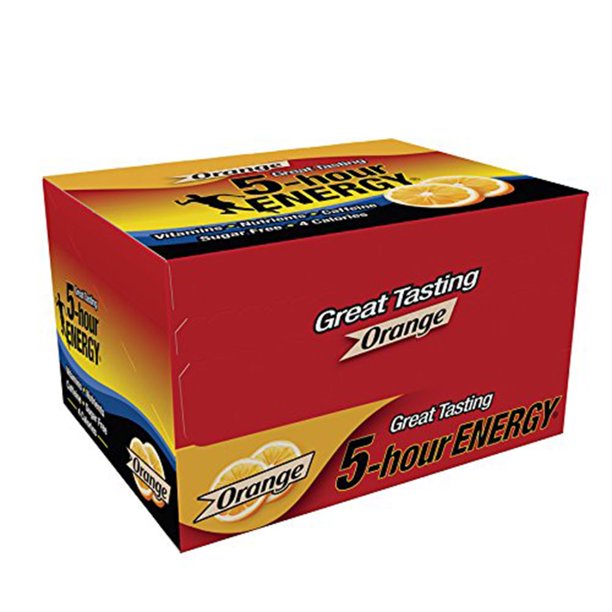 5 Hour Energy Drink Shots, Orange 12 Pk