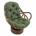 thumbnail image 2 of International Caravan Rattan Swivel Rocker with Micro Suede Cushion, 2 of 2