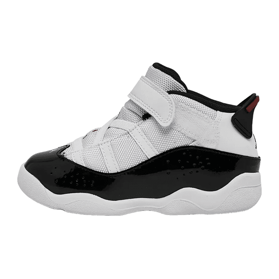JORDAN TODDLER Jordan 6 Rings TD "White Varsity Red Black" 323420 164 323420 164 from Stadium Goods