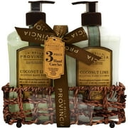 La Bella Provincia Coconut Lime Scented Hand Care Set, 3 pc
