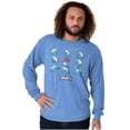 thumbnail image 5 of Retro Smurfs 80s Cartoon Characters Long Sleeve TShirt Men Women Brisco Brands 3X, 5 of 6