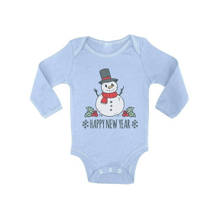 

Awkward Styles Ugly Christmas Baby Outfit Bodysuit Xmas Snowman Baby Romper