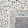 thumbnail image 6 of SAFAVIEH Ultimate Atanas Solid Plush Polyester Shag Area Rug, Sand/Ivory, 4' x 6', 6 of 8