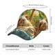 thumbnail image 2 of Balery Lazy Home Style Guinea Pig Gorra de béisbol de tamaño ajustable para correr, entrenar y actividades al aire libre. Gorra de papá para todas las estaciones., 2 of 6