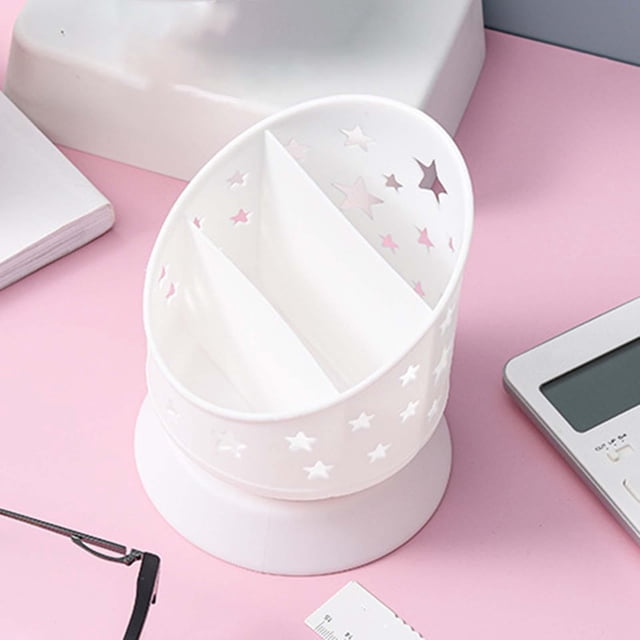 Soporte de gran capacidad Macarena para lápices y brochas de maquillaje Blanco