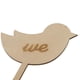 thumbnail image 3 of 2 Unidad Pájaros Topper Torta de Decoración Compromiso Soledad Pájaro de madera Cake Topper, 3 of 7