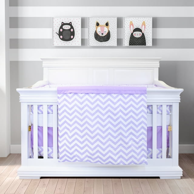 Bebelelo - Bedding Set - 5 Pieces - Lilac Wave