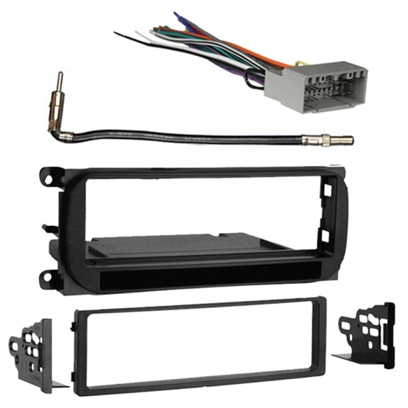 Fits Chrysler Sebring Convertible 2002-2006 Metra Single DIN Dash Kit with Harmony Radio Harness