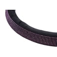 thumbnail image 5 of Emerald Universal 14.6"-15.4" Bling Steering Wheel Cover, Glass Crystal Soft Fur - Pink, 5 of 7