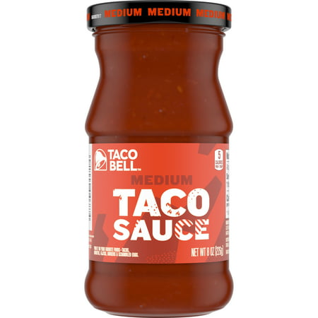 (3 Pack) Taco Bell Taco Medium Sauce, 8 oz Bottle