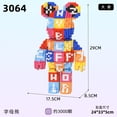 thumbnail image 5 of Bloques de construcción de microdiamantes con diseño de oso violento y amor de dibujos animados, modelo de color con luz, juguetes para niños, juego de regalo de cumpleaños, 5 of 5