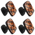 thumbnail image 2 of 4 Pcs Square Cabinet Handle Drawer Pulls Maple Leaf Knobs with Screws Furniture Office Cabinet Knob Decoration, 2 of 7