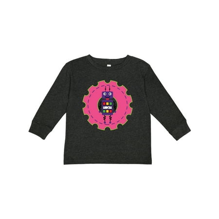 

Inktastic Robot Girls Science Engineering Gift Toddler Toddler Girl Long Sleeve T-Shirt