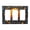 Toggle, variant on 3-Gang Double Toggle Duplex Switch Wall Plate, Receptacle Polycarbonate Cover, Moon Celtic Stained Glass Art Print
