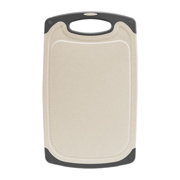 Wosthever Tabla de cortar fácil de limpiar y versátil para cualquier tabla de cortar de paja de cocina Cocina y Comedor beige pequeño