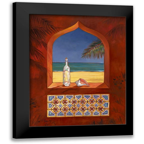 Brent, Paul 12x14 Black Modern Framed Museum Art Print Titled - Veneto II