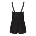 thumbnail image 3 of Gibobby Traje de Baño Sexy Bikini Traje de baño nuevo 2023, traje de baño de diamante caliente conservador de longitud de pierna sólida para mujer(Negro,M), 3 of 5