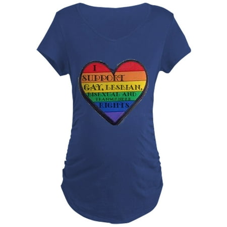 

CafePress - I Support GLBT Rights Maternity Dark T Shirt - Maternity Dark T-Shirt