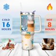 thumbnail image 4 of 40 oz Pineapple Cup with Handle Vacuum Insulated Travel Coffee Mug Gift for Travel Commuting, 4 of 7