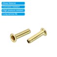 thumbnail image 4 of Unique Bargains 2.5mm ID 4mm OD Brass Compression Insert, 24Pcs Insert Tube Support Compression Fitting Accessories Kit, 4 of 5