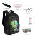 thumbnail image 4 of Invader Zim Casual Backpack Lightweight Daypack Bookbag Printed Shoulder Bag Rucksack, 4 of 8