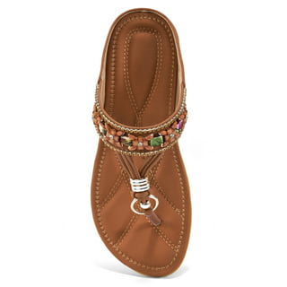 Aayomet Slippers Causal Fashion Flops Flat Sandals Shoes Flip Ladies ...