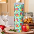 thumbnail image 2 of Pioneer Flower Floral Print Pattern 20oz Skinny Tumbler with Straw & Lid, Double Wall Vacuum Insulated Cup, Leak-Proof, Cup Holder Friendly, Hot 6H Cold 12H, 2 of 6