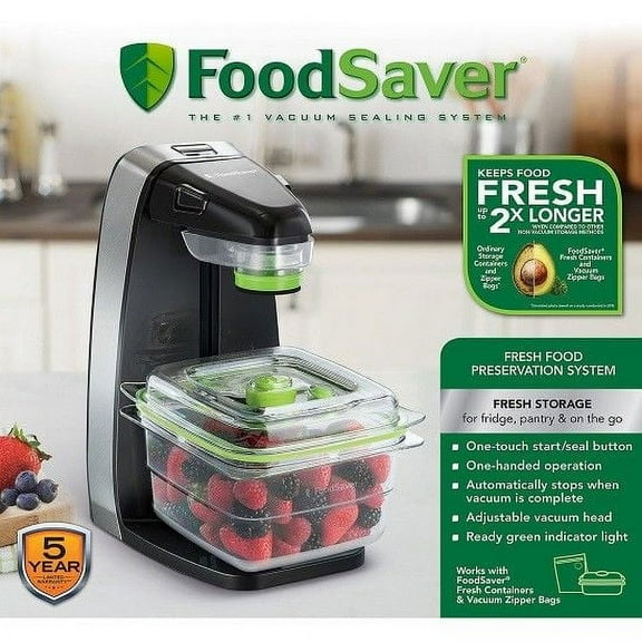 FoodSaver Fresh Food Preservation System, Space Save, Vacuum Sealerr