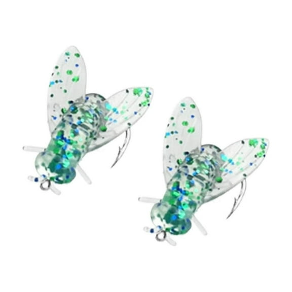 Fly Earrings, Realistic Fly Earrings, Funny Fly Earringes,Flys Ear Studs,Unique Simulated Animal Earring, House Flys Insect Earring,Funny Novelty Abstract Gift Women Men Wear-1Pair(Green)