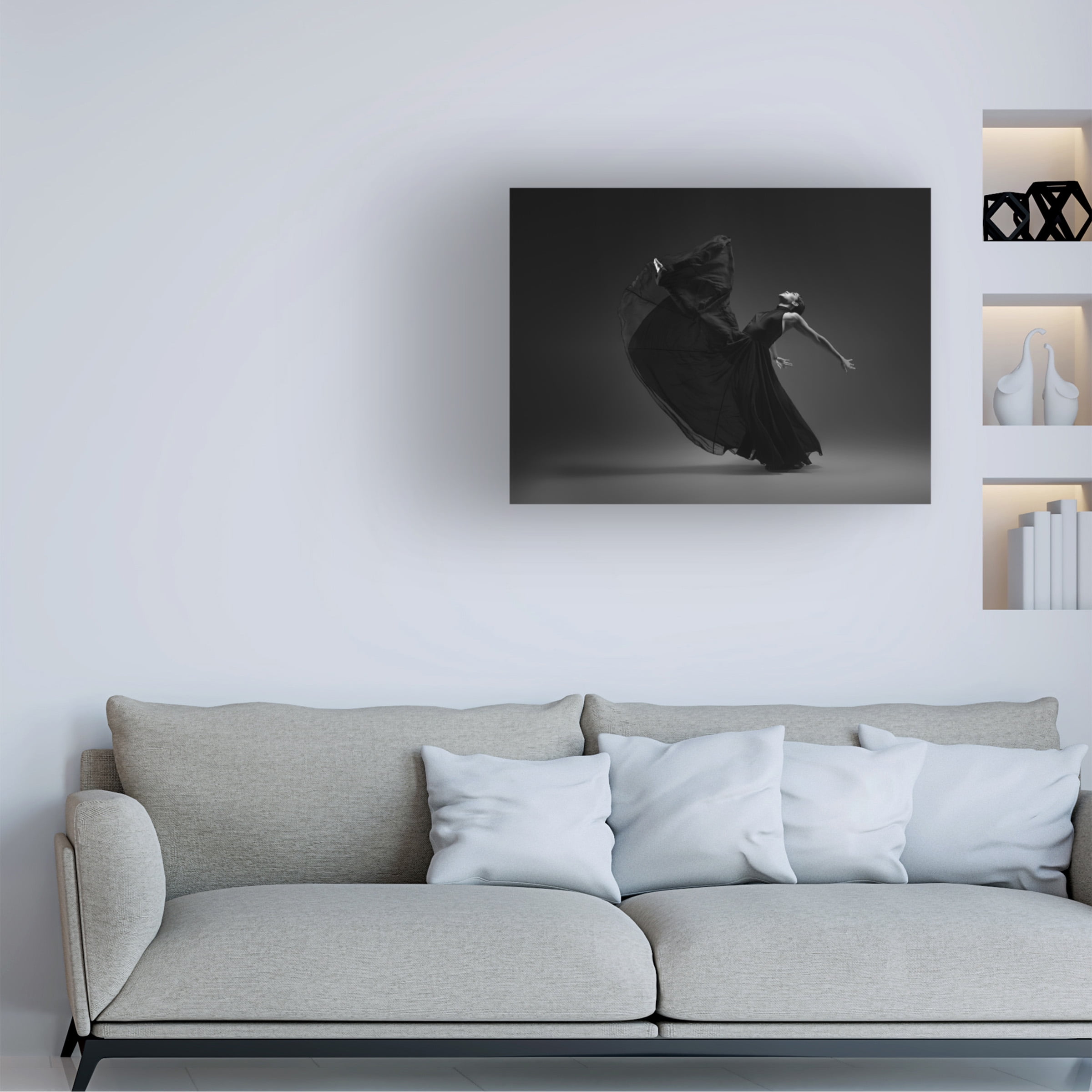 Rob Li 'Dance 2' Canvas Art