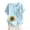 Khaki, variant on Tank Tops for Women Print Short Sleeve Button Tuned Tees for Girls,Beige,2XL