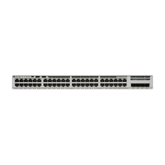 Cisco Catalyst 9200L48-port Partial PoE 4x1G Uplink Switch, Network Essentials - 48 Ports - Manageable - 3 Layer Supported - Modular - 4 SFP Slots - 600 W Power Consumption - 370 W PoE Budget - Twist