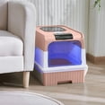 thumbnail image 1 of Large Foldable Cat Litter Box with Lid & Scoop – Front Entry & Top Exit Enclosed Kitty Litter Box – Odor Control, Easy to Clean, Space Saving, Portable & Detachable Design for Cats & Kittens, 1 of 4