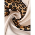 thumbnail image 7 of DARING DIVA Women's Leopard Satin Silky Soft V Neck Spaghetti Pants Pajama Set M Champagne, 7 of 7