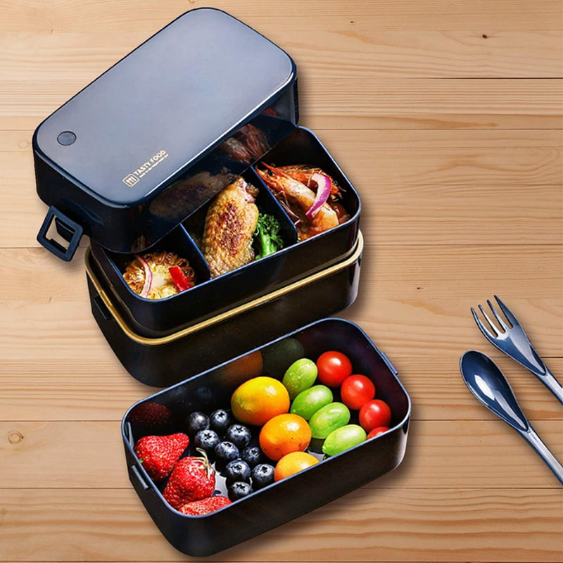 2pcs Bento Lunch Kids Child School Travel Plastic Cutlery Set 6.25" Spoon & Fork 