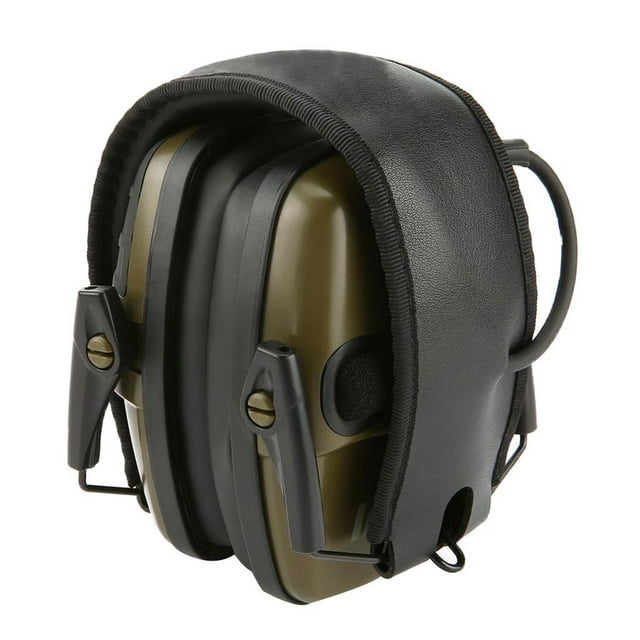 Electronic Ear Defenders Noise ing Earmuffs Protection - Green, 96x101x124mm