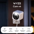 thumbnail image 4 of Restored WYZE Cam v4 (Latest Model), 2.5K AI Security Camera, Indoor/Outdoor Camera for Home Security, Baby Monitor & Pet Camera, Vibrant Color Night Vision, No Subscription Required (Refurbished), 4 of 9