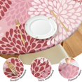 thumbnail image 4 of Elastic Round Tablecloth in Gorgeous Bohemian Print, Fits Tables 52-56 Inches in Diameter, 4 of 7