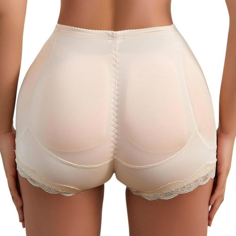 Butt Lifter Panties for Women Padded Underwear Hip Butt Enhancer Pads Panty  Seamless Booty Lifting Control Panties Beige at  Women's Clothing  store