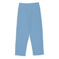 thumbnail image 5 of Lenpel Girls' Wide Leg Pants Lightweight Elastic Waist Loose Trousers Summer Casual Pants with Pockets 6-15 Years, 5 of 7