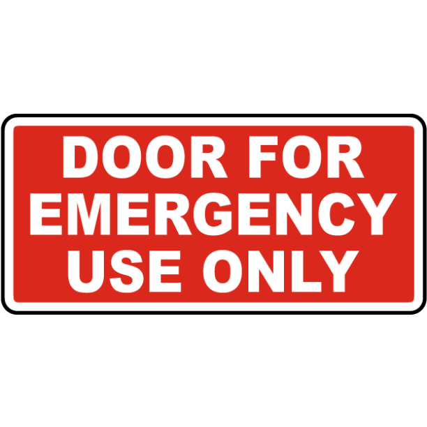 Vinyl Stickers Bundle Safety and Warning Signs Stickers Door for