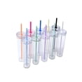 thumbnail image 4 of Clear Glass Cup with Straw, 600ML Creative Glass DIY Personalized Themed Gifts, Transparent Glassware for Juice, Coffee, Tea, Milk, Hot Chocolate, Very Suitable for Parties(1PC), 4 of 9