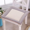 thumbnail image 4 of Pebbuoy Chair Cushion with Straps No Slip Thicken Breathable Color-Blocked Design Chair Pad New Chinese Style Seat Cushion with Machine Washable Cover for Indoor Outdoor Use, 4 of 7