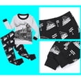 thumbnail image 6 of WIBACKER Baby Boys' Pajamas Tee and Pant 2-Piece Pj Set 100% Cotton Long Sleeve Sleepwear, Train 7Y, 6 of 7